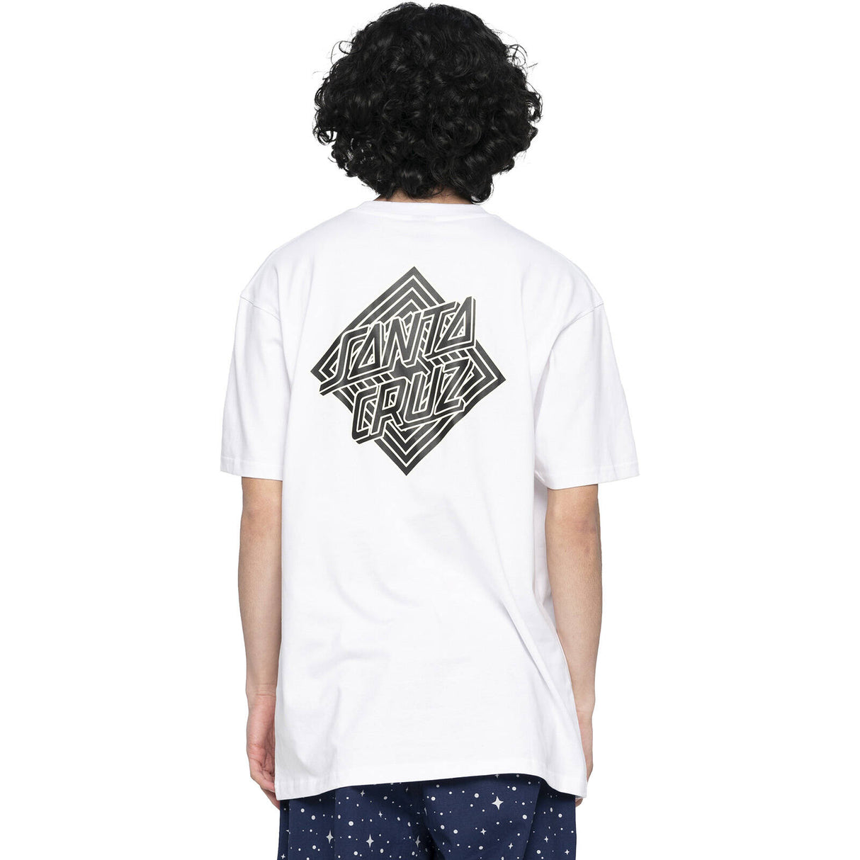 Santa Cruz Solitaire Dot T Shirt - White