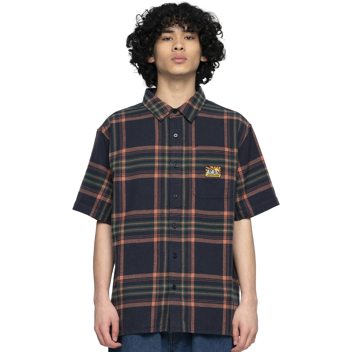 Santa Cruz Vista Short Sleeve Shirt - Multi Check