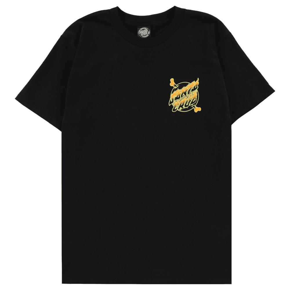 Santa Cruz Winkowski Volcano Dot T Shirt - Black