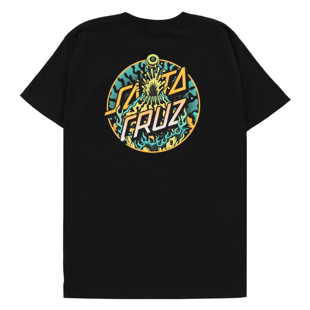 Santa Cruz Winkowski Volcano Dot T Shirt - Black