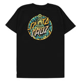 Santa Cruz Winkowski Volcano Dot T Shirt - Black