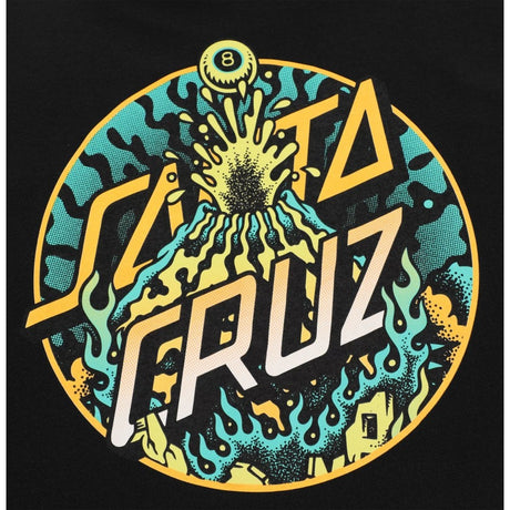Santa Cruz Winkowski Volcano Dot T Shirt - Black
