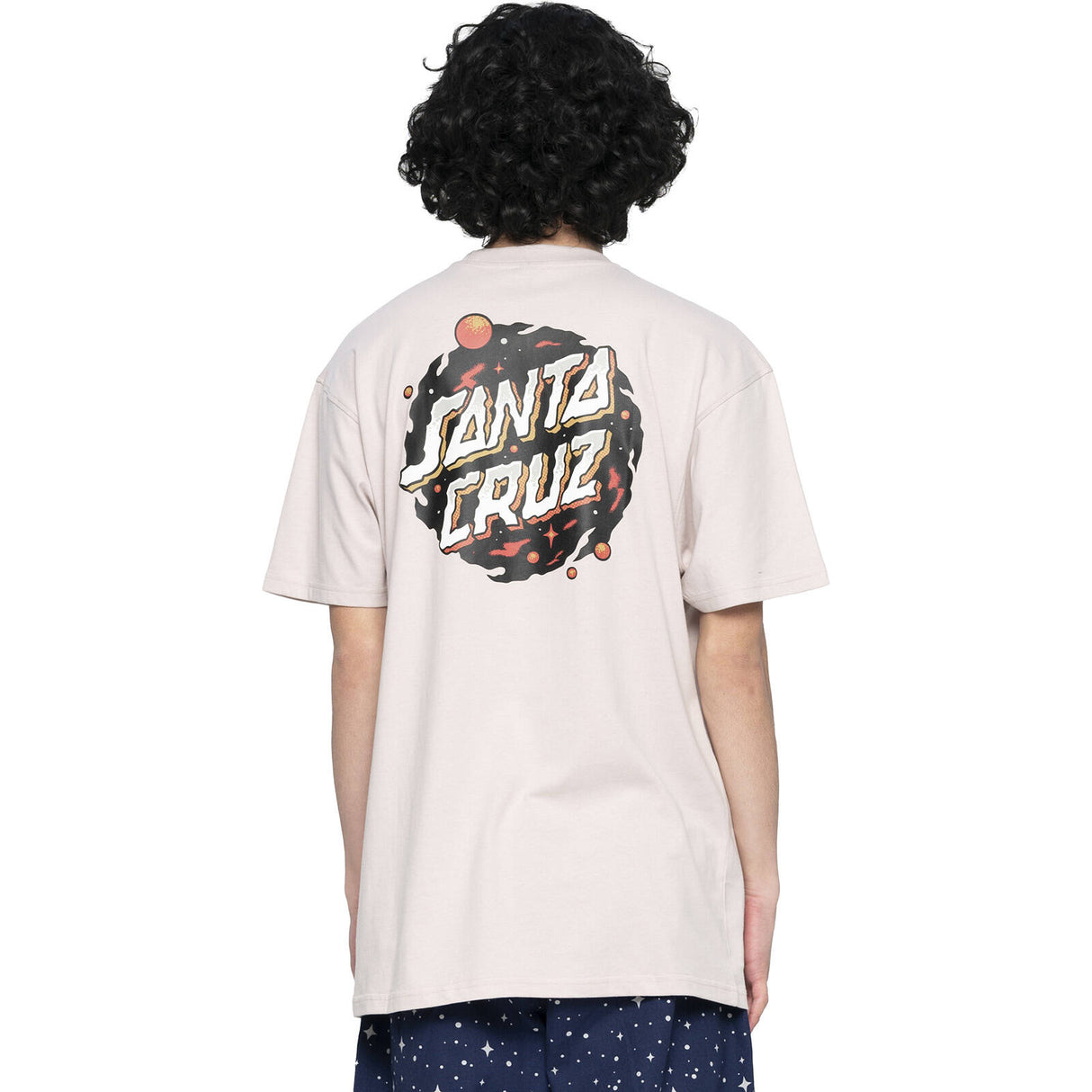 Santa Cruz Wooten Ominous Dot T Shirt - Smoke