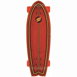 Santa Cruz Flame Dot Shark Complete Cruiser Skateboard - 27.7''