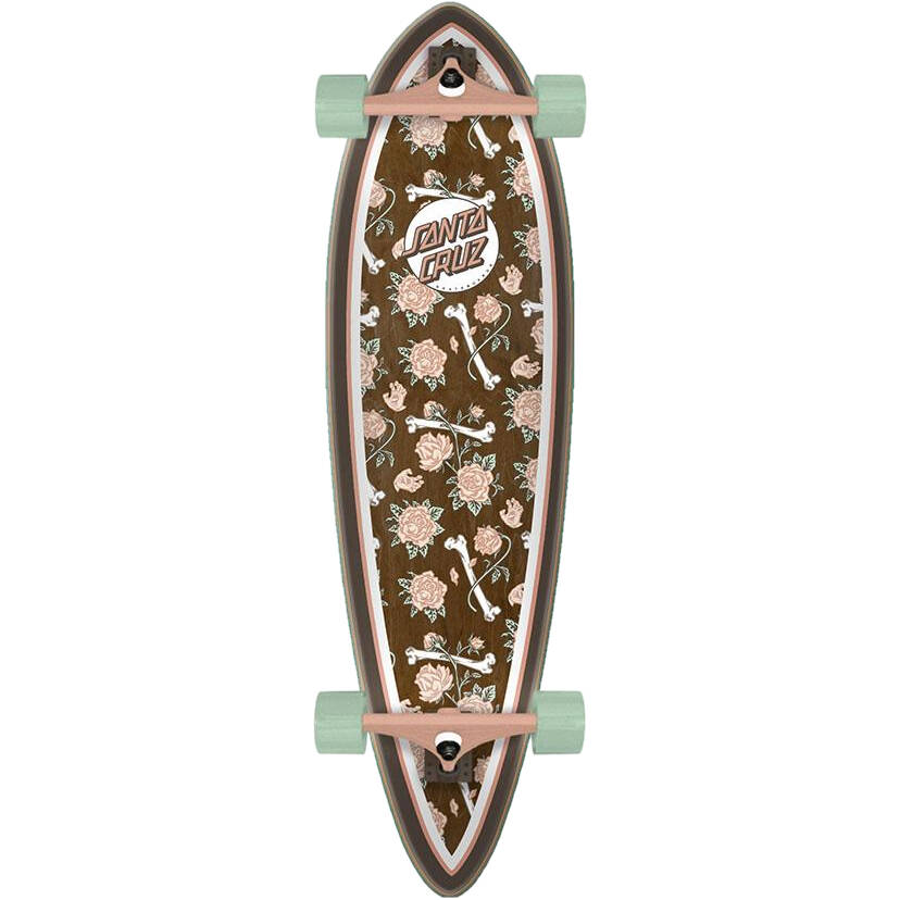Santa Cruz Floral Decay Pintail Complete Cruiser Skateboard - 33''