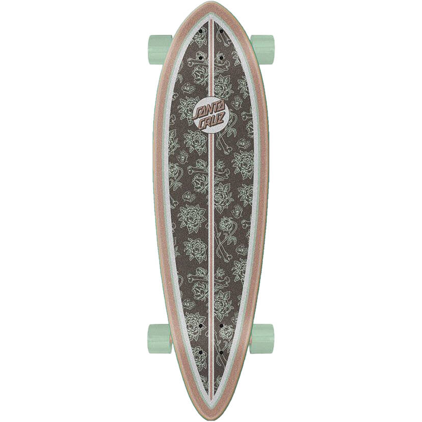 Santa Cruz Floral Decay Pintail Complete Cruiser Skateboard - 33''
