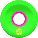 Santa Cruz Slime Balls OG Slime 78a Skateboard Wheels - Green/Pink 54.5mm