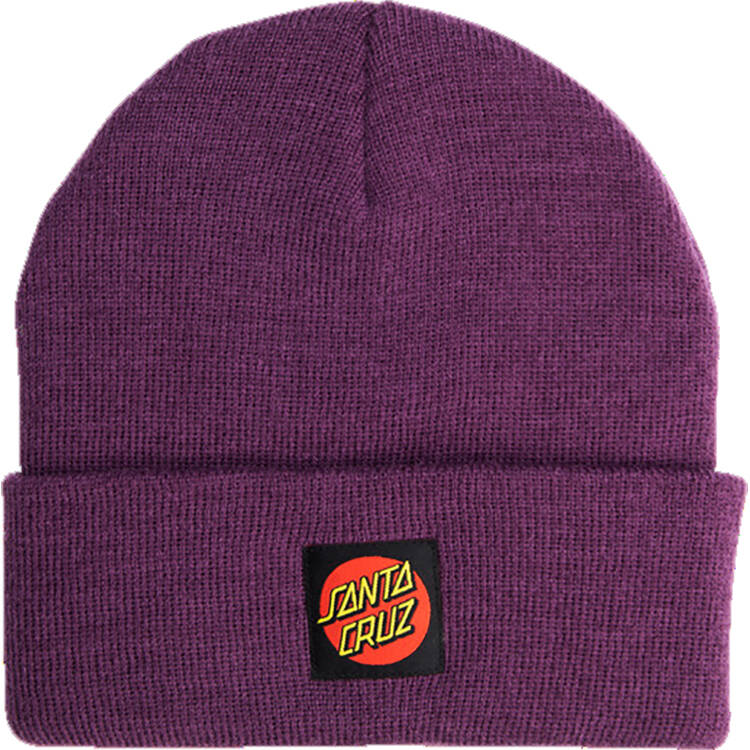 Santa Cruz Classic Label Beanie - Damson