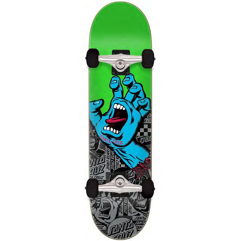 Santa Cruz Flier Hand Complete Skateboard - Multi 8.25''