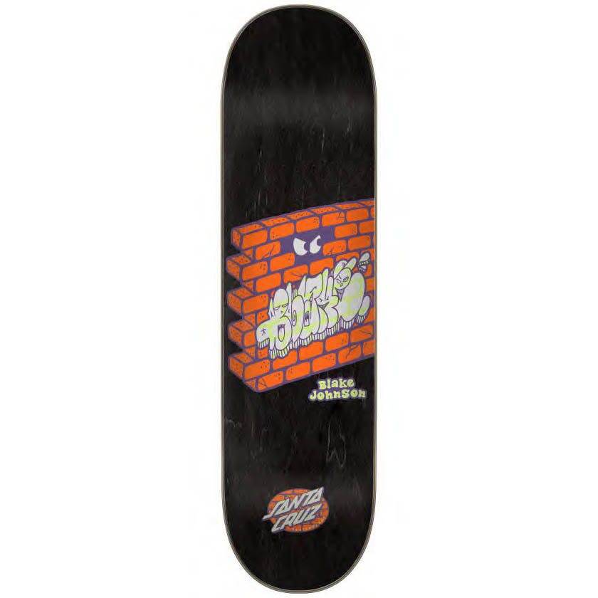 Santa Cruz Johnson Other Side Skateboard Deck - Black 8.375''