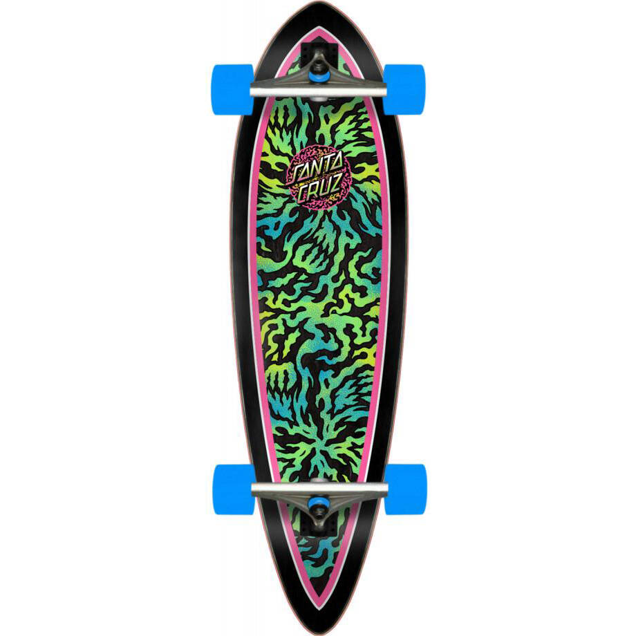 Santa Cruz Obscure Dot Pintail Complete Longboard - Multi 33''