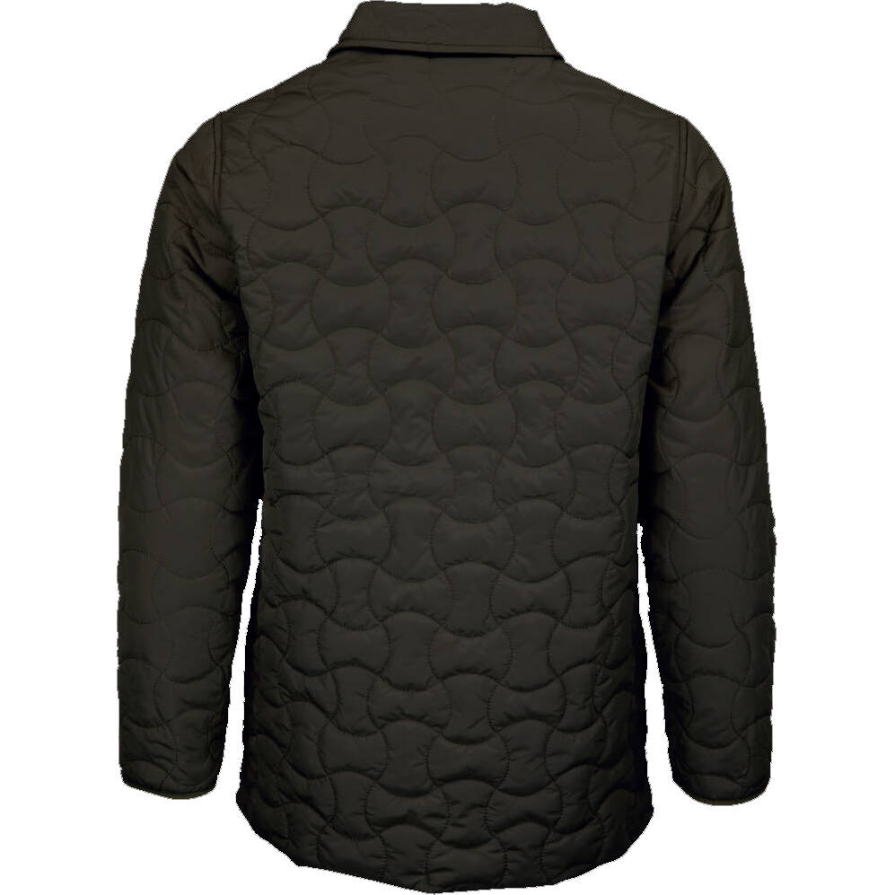 Santa Cruz Oval Line Dot Quilted Womens Jacket - Military