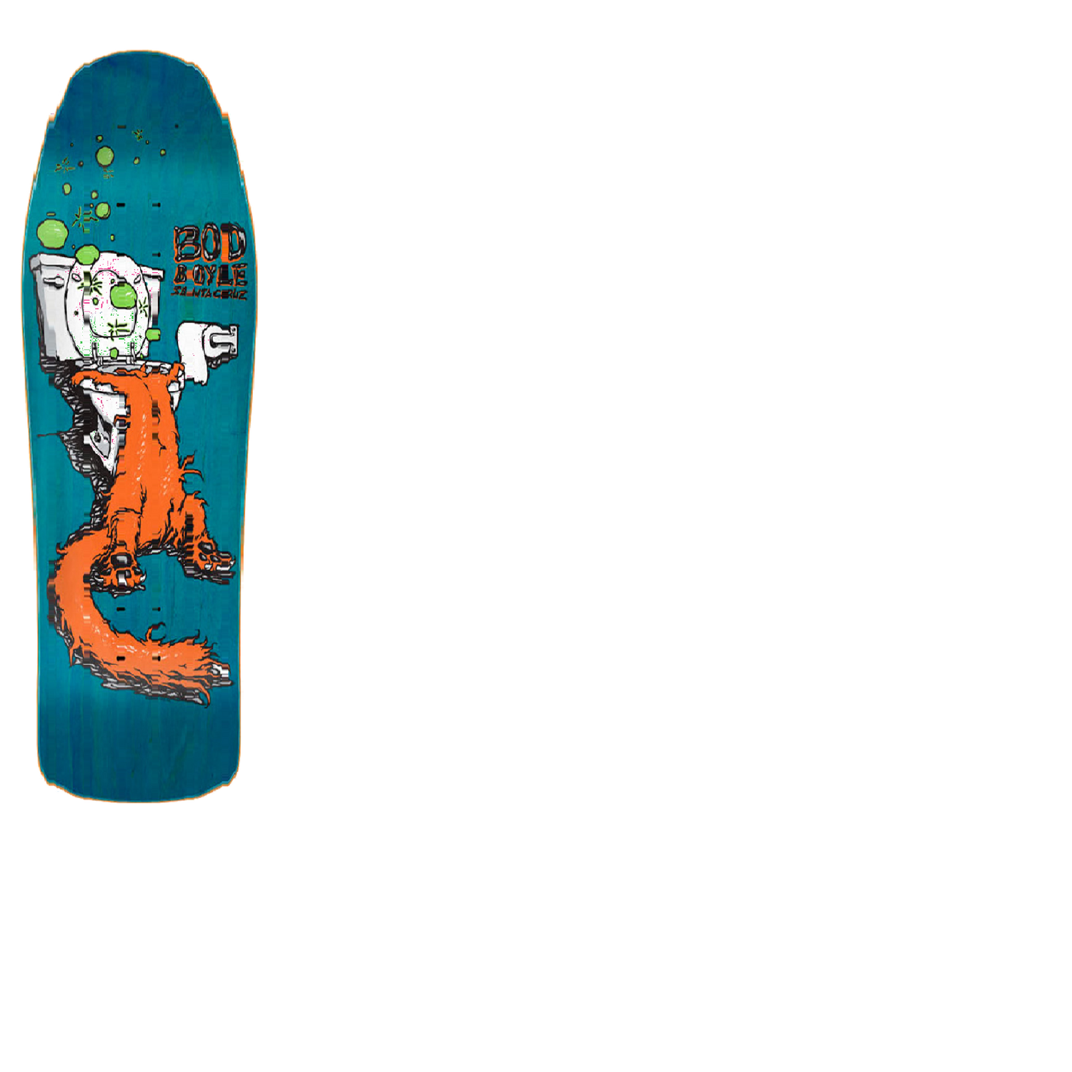 Santa Cruz Reissue Boyle Sick Cat Skateboard Deck - Multi 9.99"