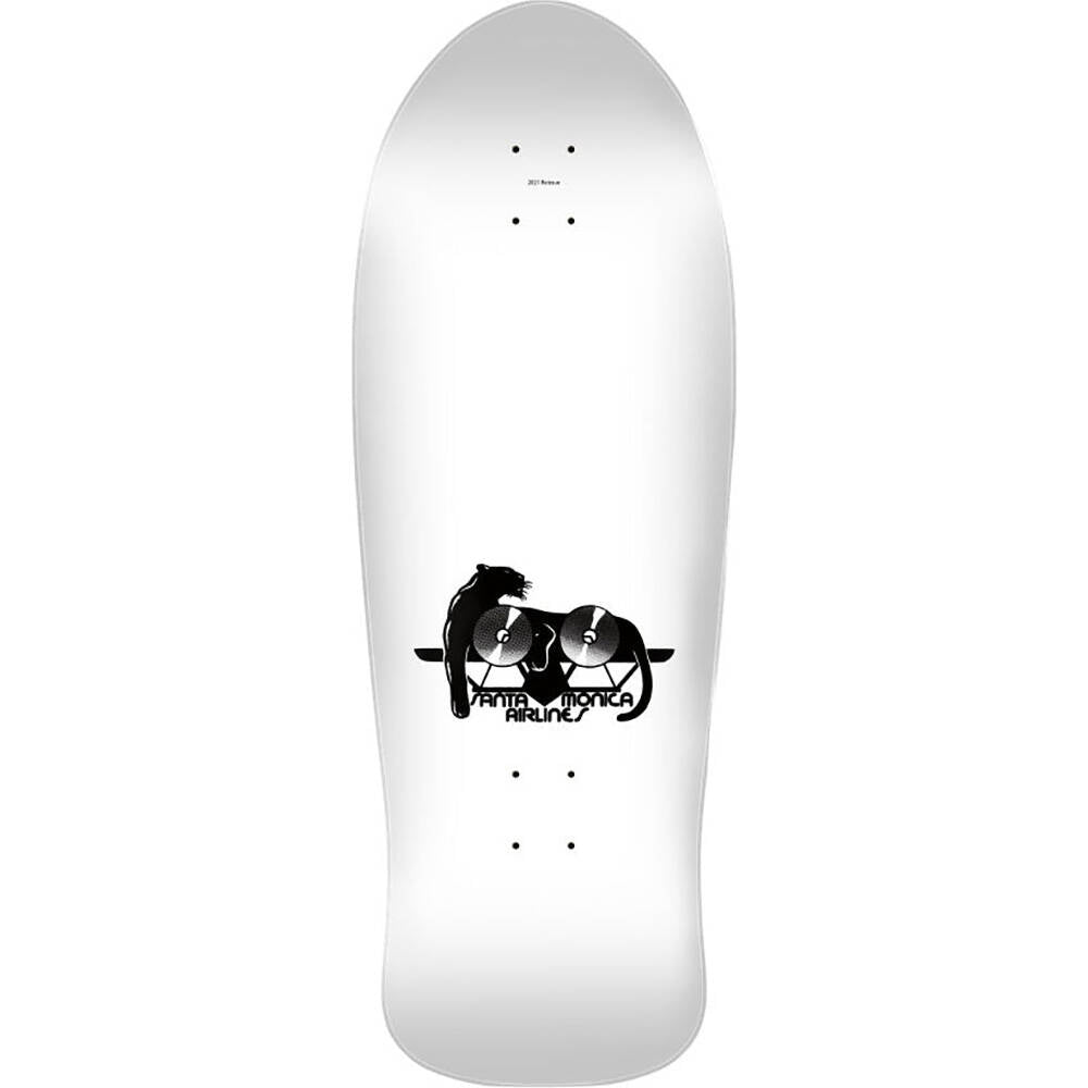 Santa Cruz Reissue Natas Panther 2 My Colourway Skateboard Deck - White/Black 10.538"