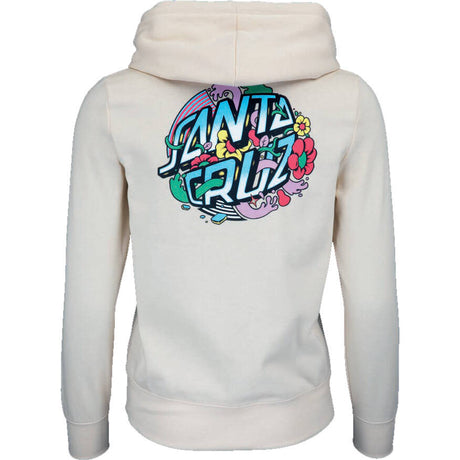 Santa Cruz Strange Fish Eye Dot Womens Hoodie - Birch