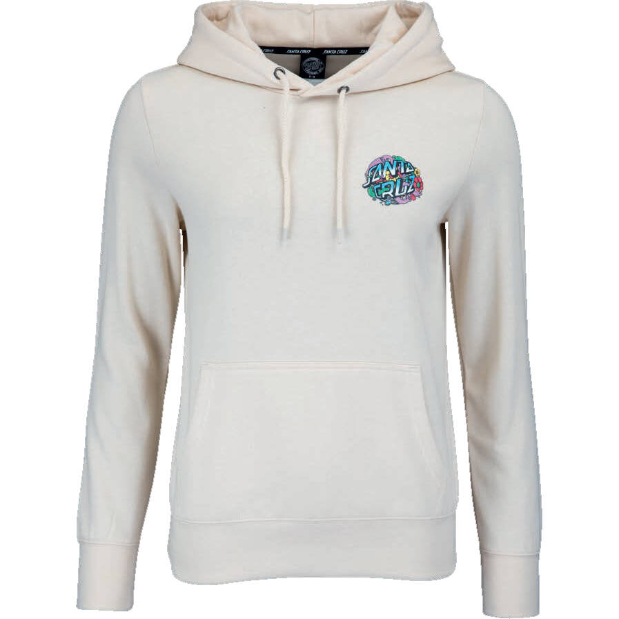 Santa Cruz Strange Fish Eye Dot Womens Hoodie - Birch