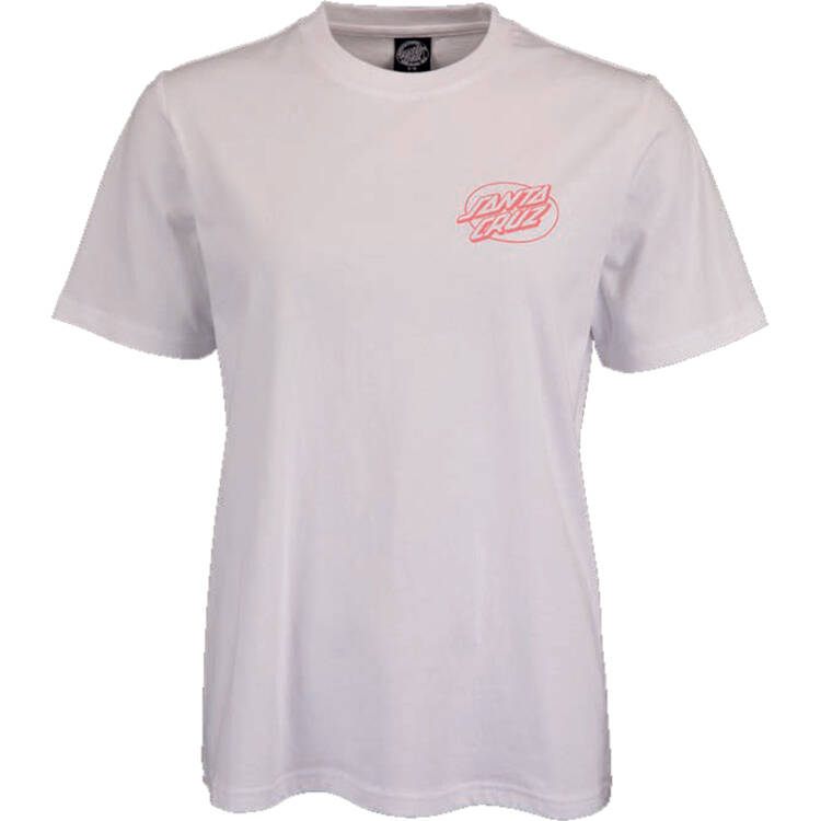 Santa Cruz Strange Hand Womens T Shirt - White