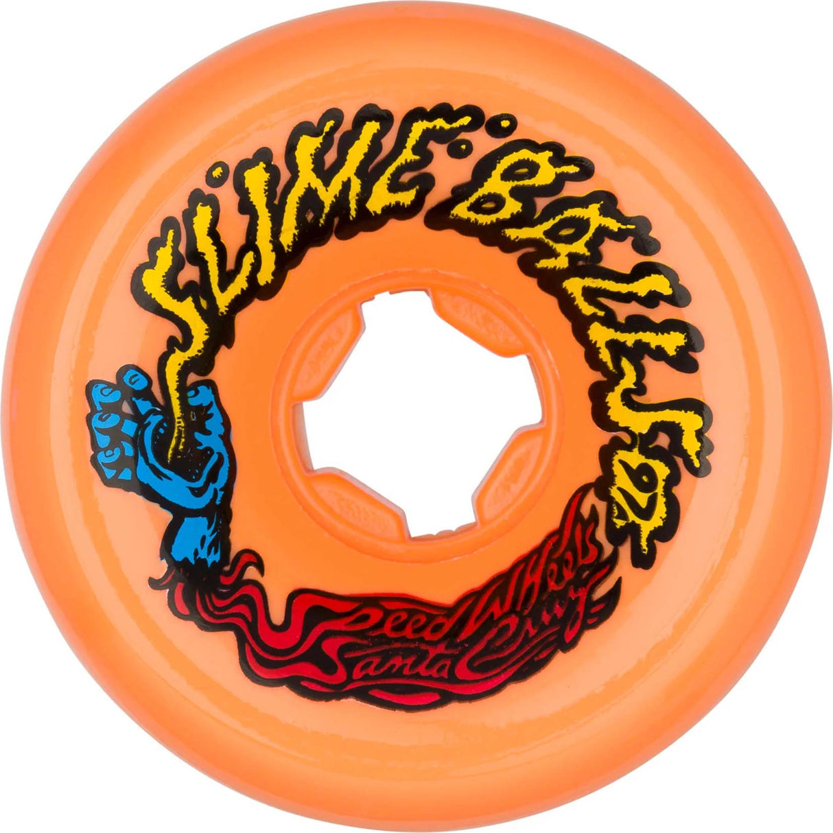 Santa Cruz Slime Balls Vomits Skateboard Wheels - Orange 60mm