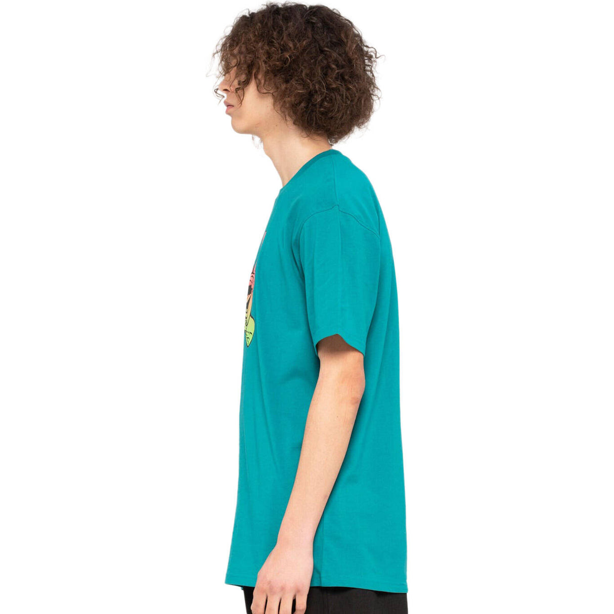 Santa Cruz Screamin Peace Fade T Shirt - Verdigris