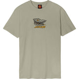 Santa Cruz Braun Fever Dream T Shirt - Stone Grey