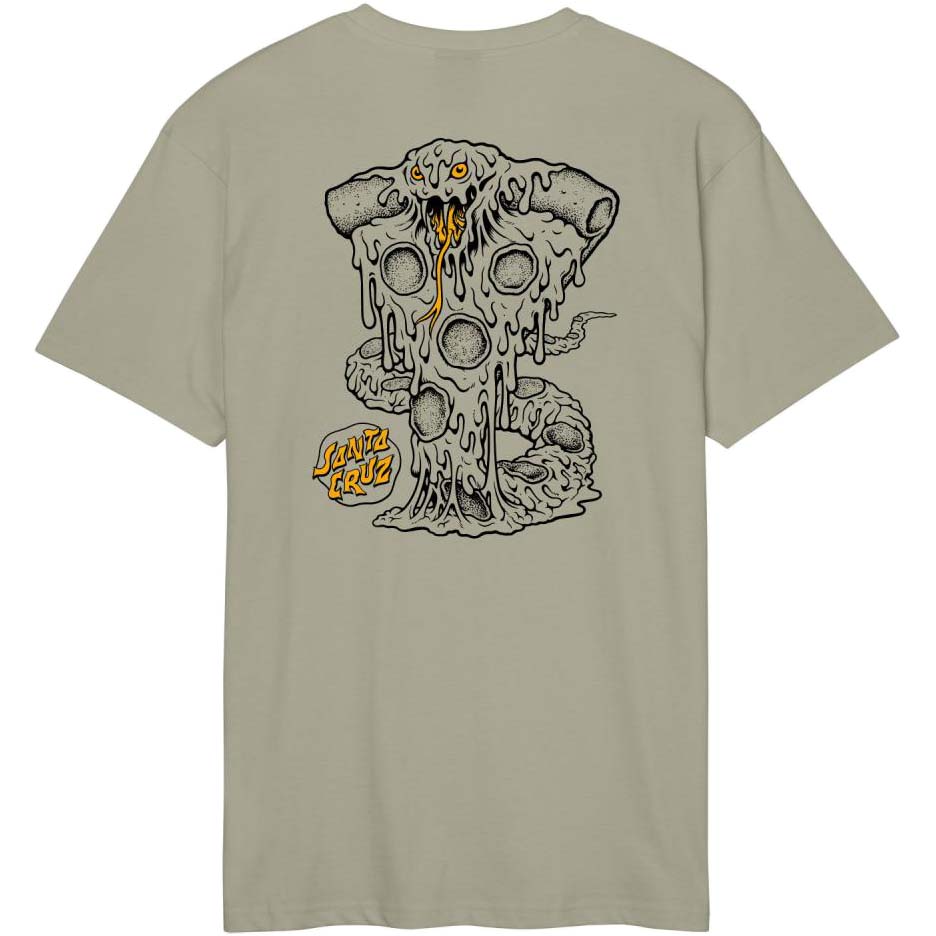 Santa Cruz Braun Fever Dream T Shirt - Stone Grey