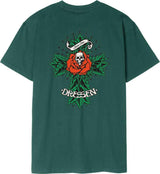 Santa Cruz Dressen Rose Cross 2 T Shirt - Rainforest