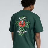 Santa Cruz Dressen Rose Cross 2 T Shirt - Rainforest