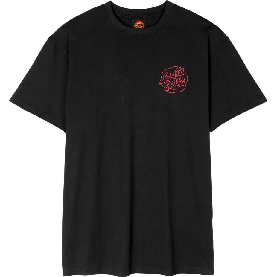 Santa Cruz Fever Dream Mono Dot T Shirt - Black
