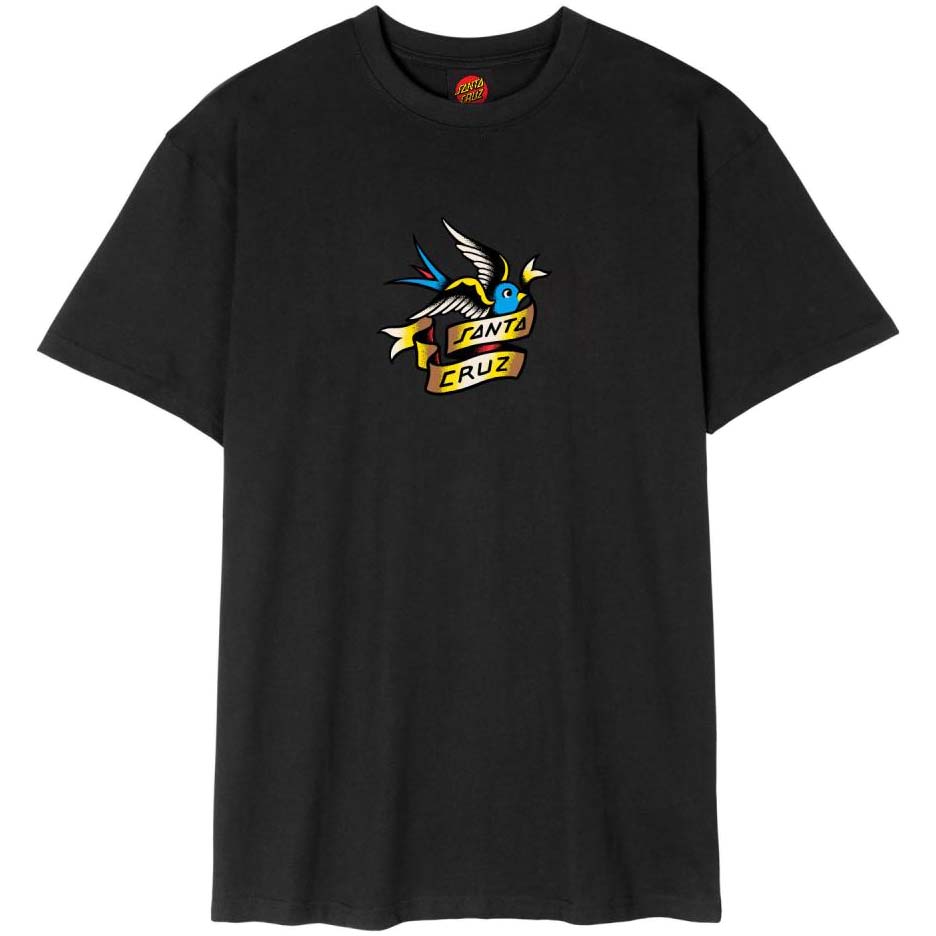 Santa Cruz Sommer Sparrow T Shirt - Black