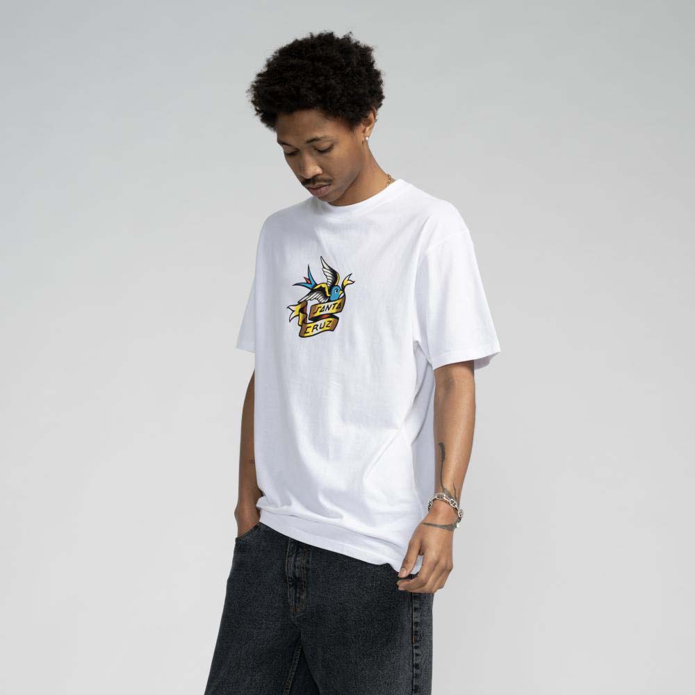 Santa Cruz Sommer Sparrow T Shirt - White