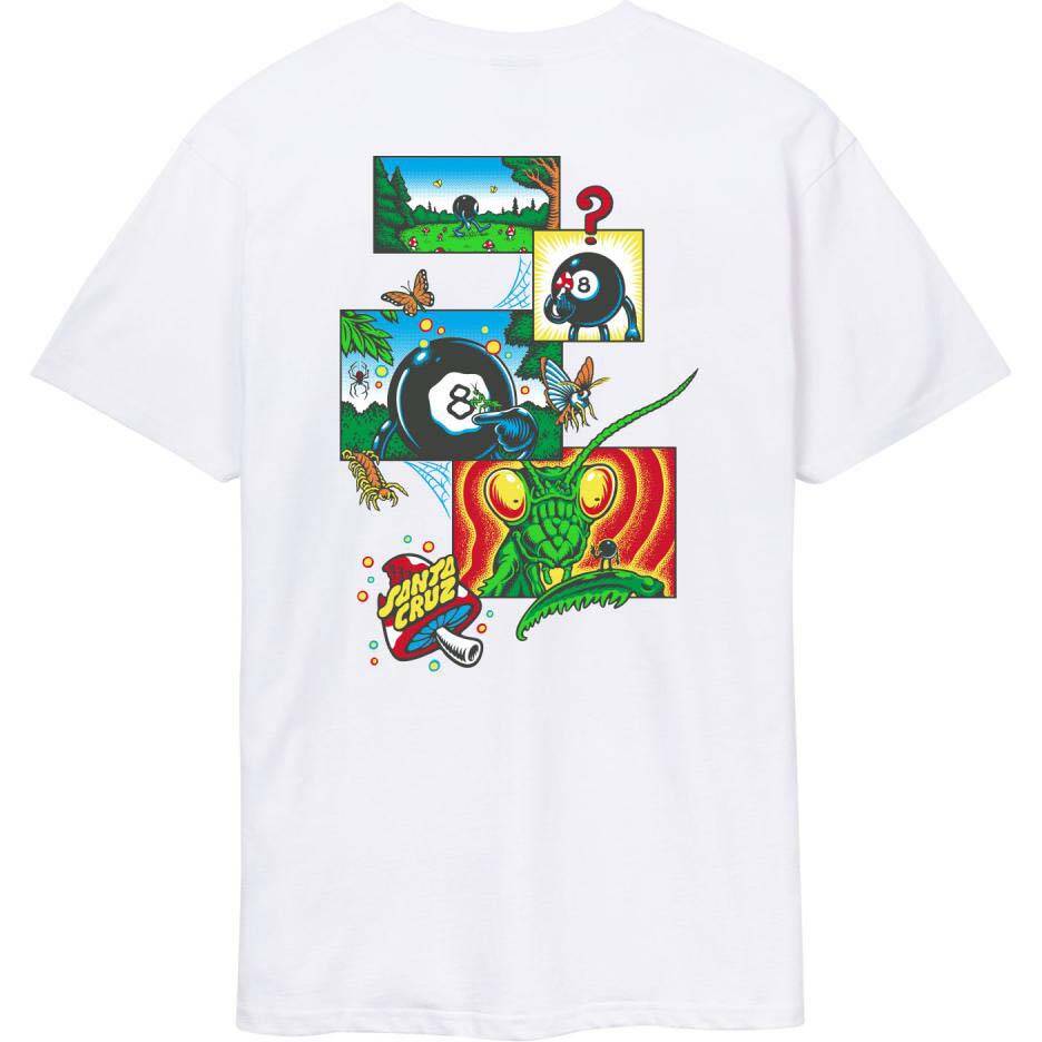 Santa Cruz Winkowski 8Ballr Comic T Shirt - White