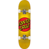 Santa Cruz Classic Dot Complete Skateboard Kit - Yellow 7.75"