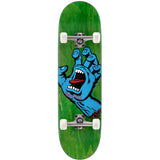 Santa Cruz Screaming Hand Complete Skateboard Kit - Green 8.8"