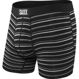 Saxx Vibe Boxer Briefs - Black Coast Stripe
