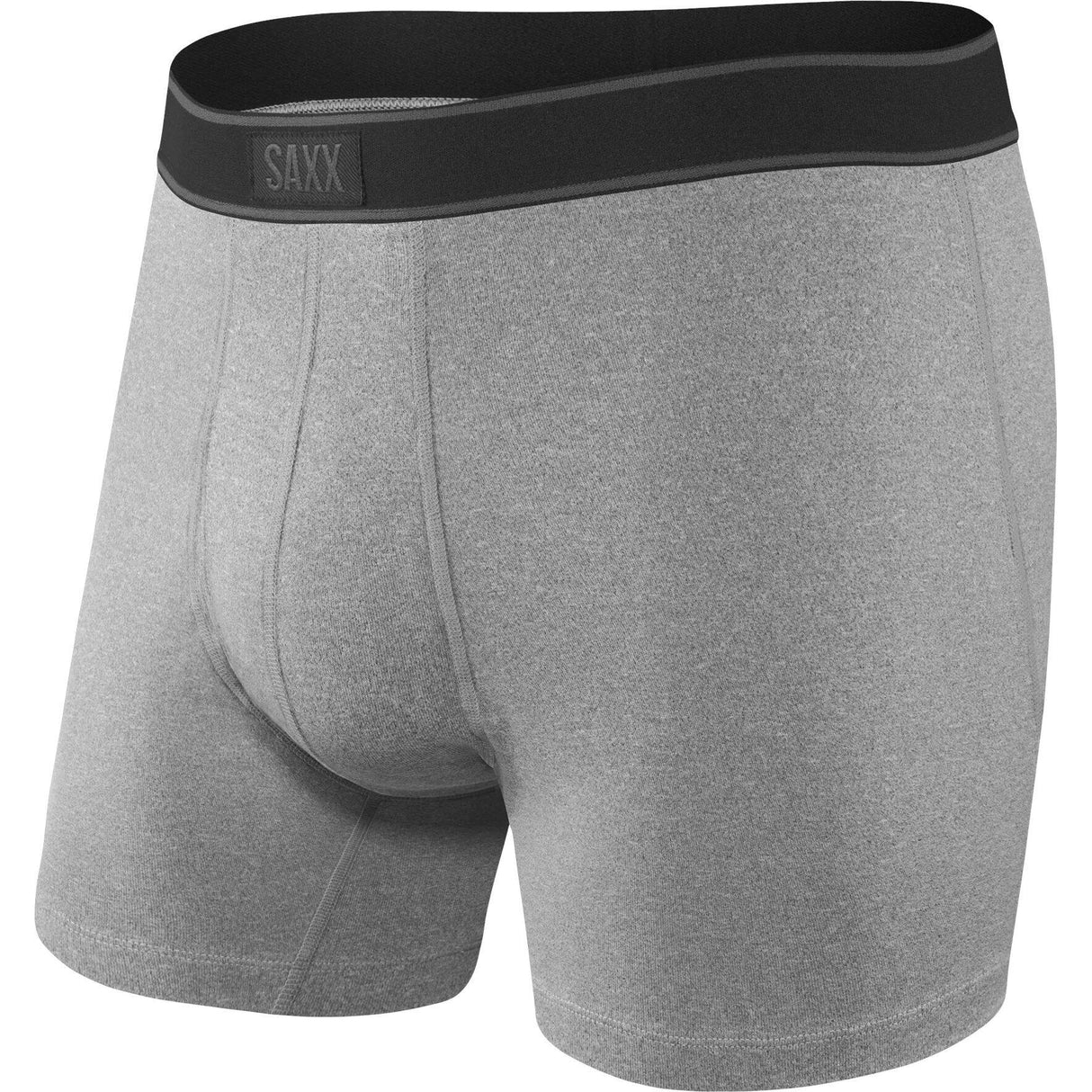 Saxx Daytripper Fly Boxer Brief - 2-Pack - Black/Grey Heather