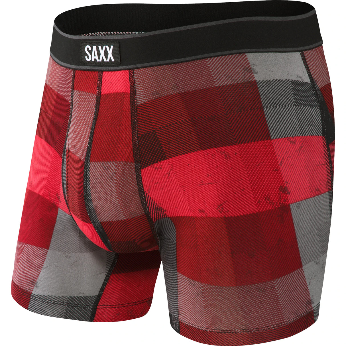 Saxx Daytripper Boxer Brief Fly - Red Holiday Spirit MED