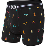 Saxx Vibe Boxer Briefs - Black Bowties N Booze