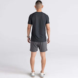 Saxx Droptemp Cool Mesh T Shirt - Black Heather