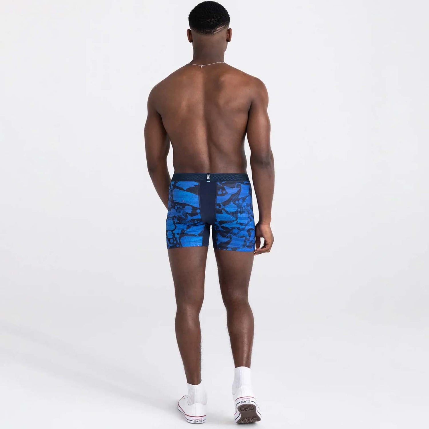 Saxx Droptemp Boxer Briefs - Voyagers Navy