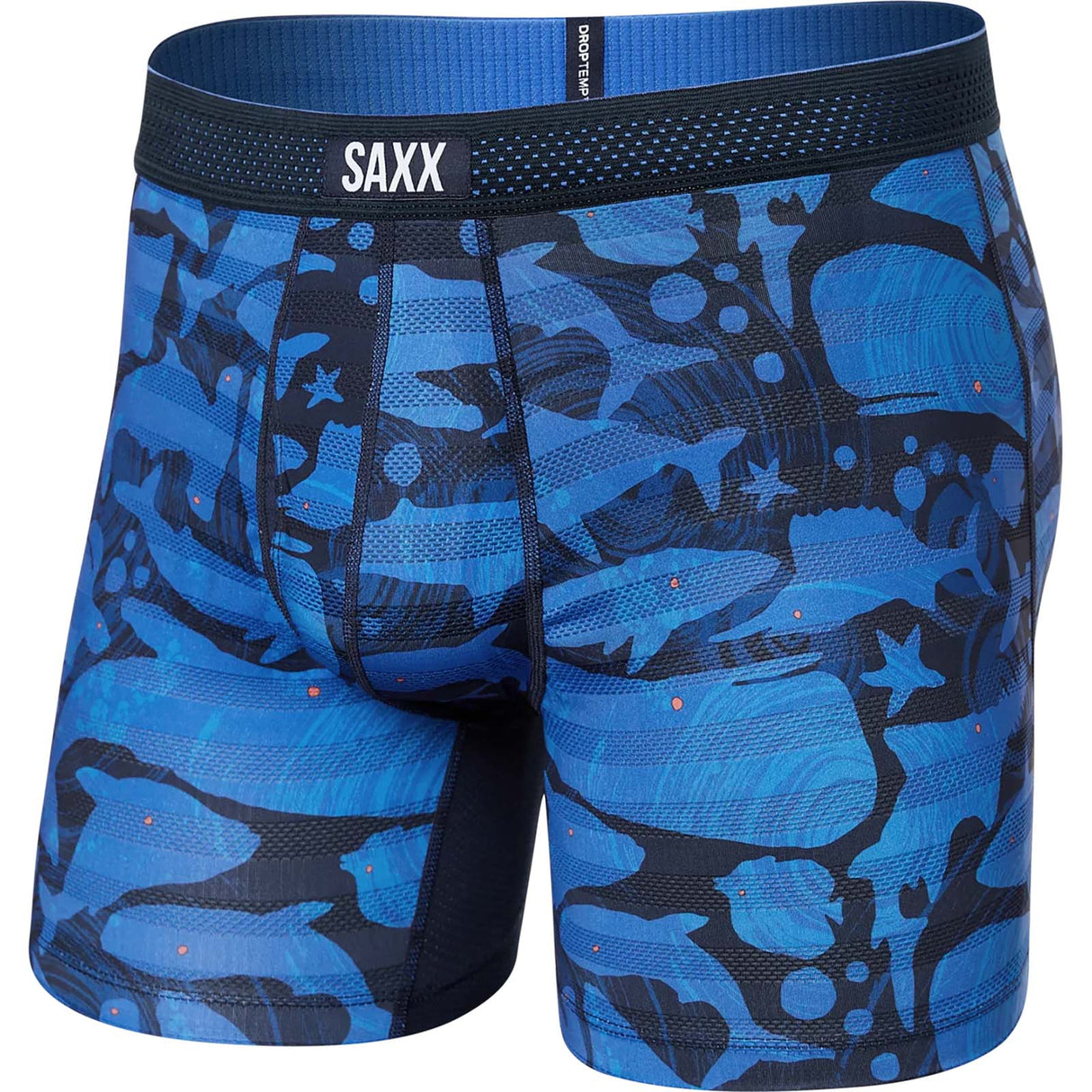 Saxx Droptemp Boxer Briefs - Voyagers Navy