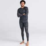 Saxx Quest Long Sleeve T Shirt - Mountainscape Navy