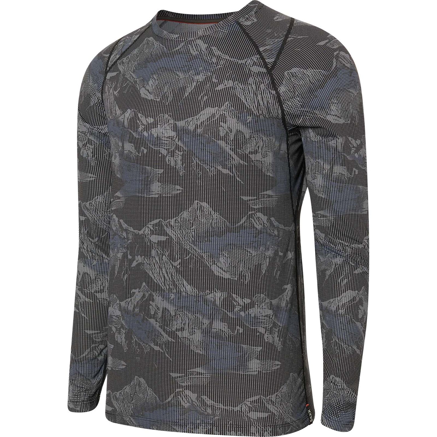Saxx Quest Long Sleeve T Shirt - Mountainscape Navy
