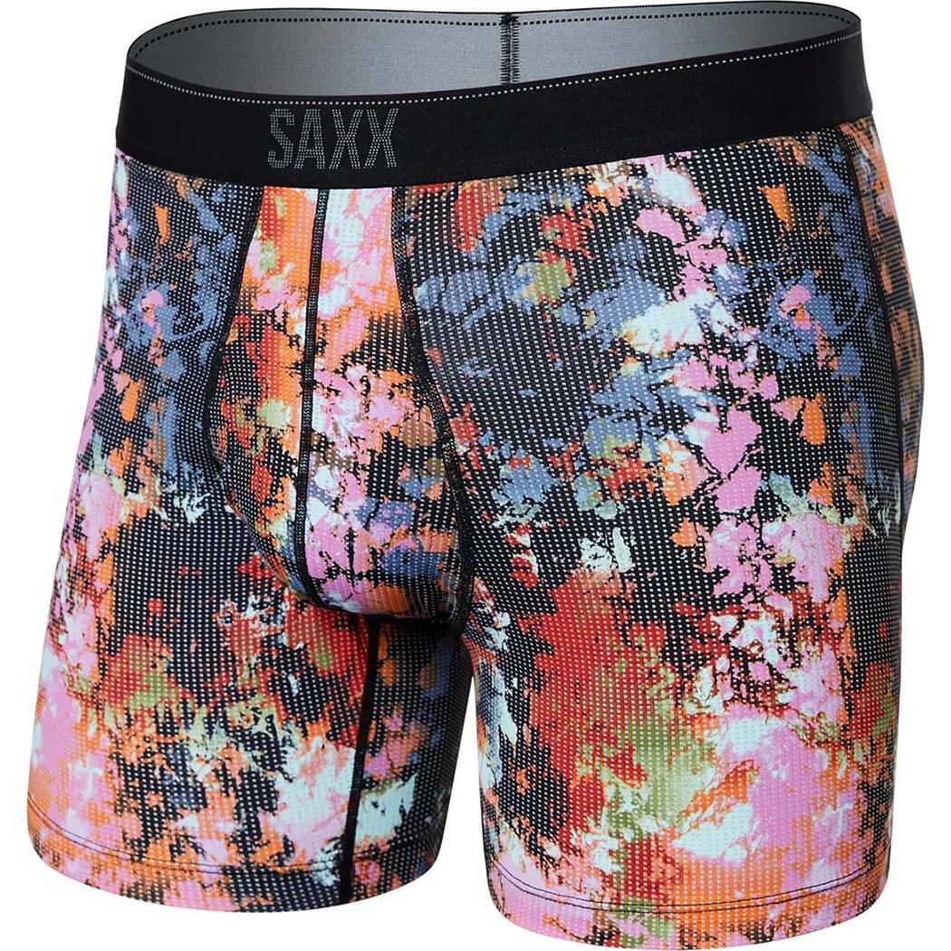 Saxx Quest QDM Boxer Brief Fly - Prismatic Ice Dye