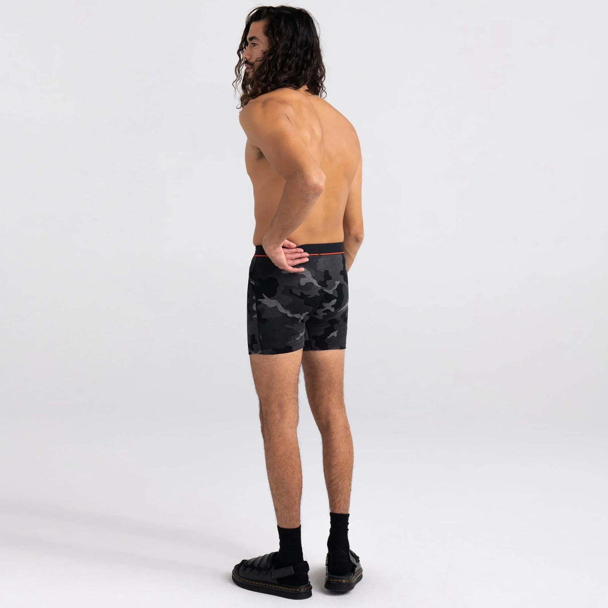 Saxx Ultra Boxer Briefs - Supersize Camo/Black