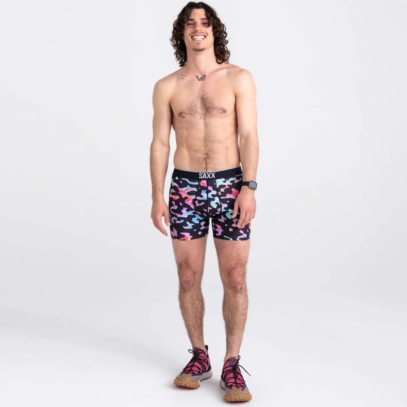 Saxx Volt Breath Mesh Boxers - Washed Out Camo/Multi