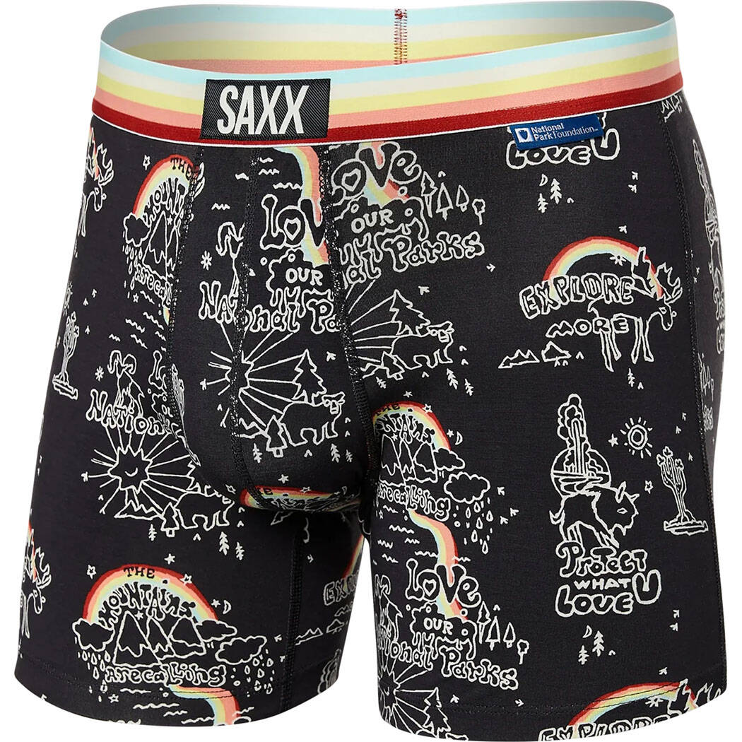 Saxx Vibe Super Soft Boxer Brief - Park Wanderlust/Multi WB