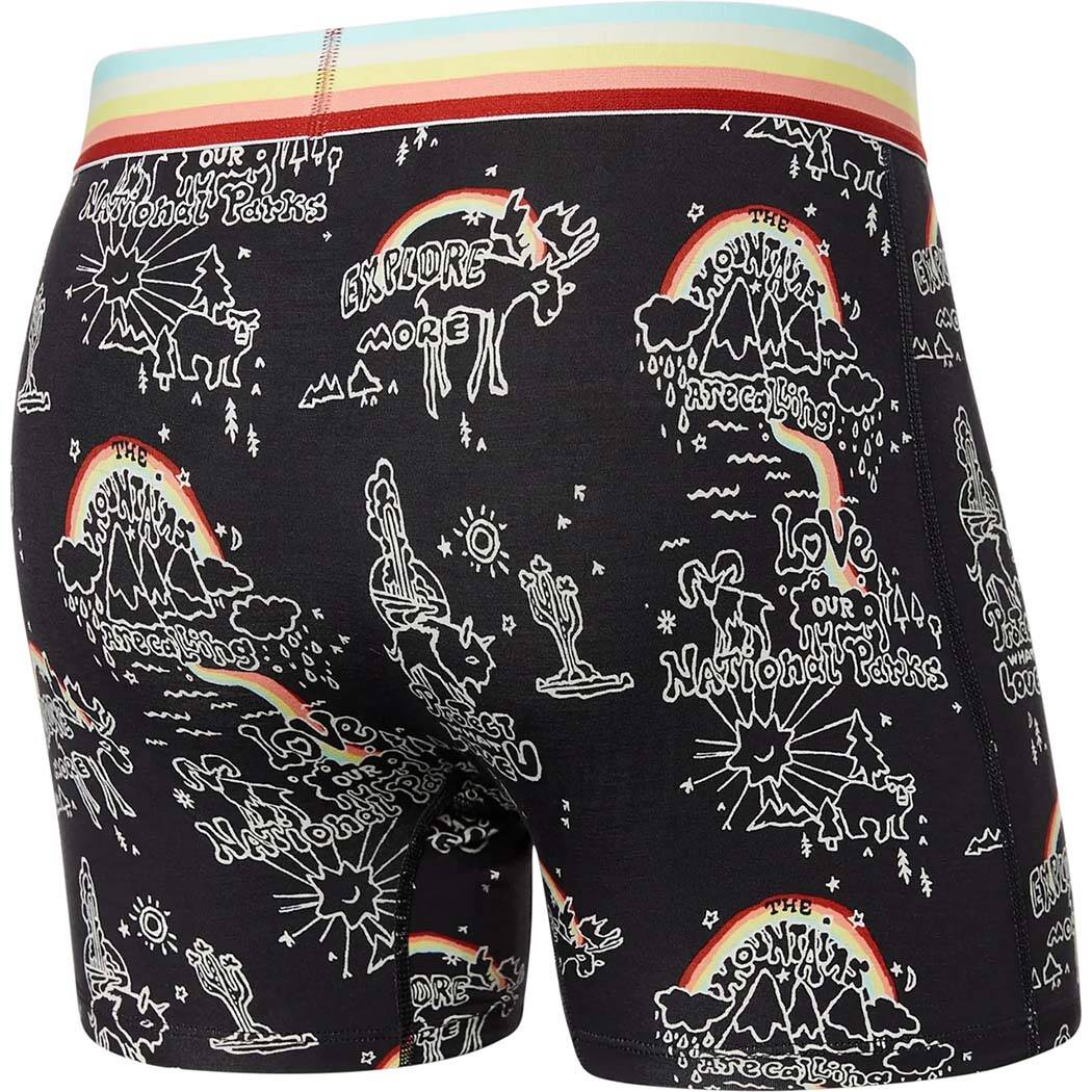 Saxx Vibe Super Soft Boxer Brief - Park Wanderlust/Multi WB