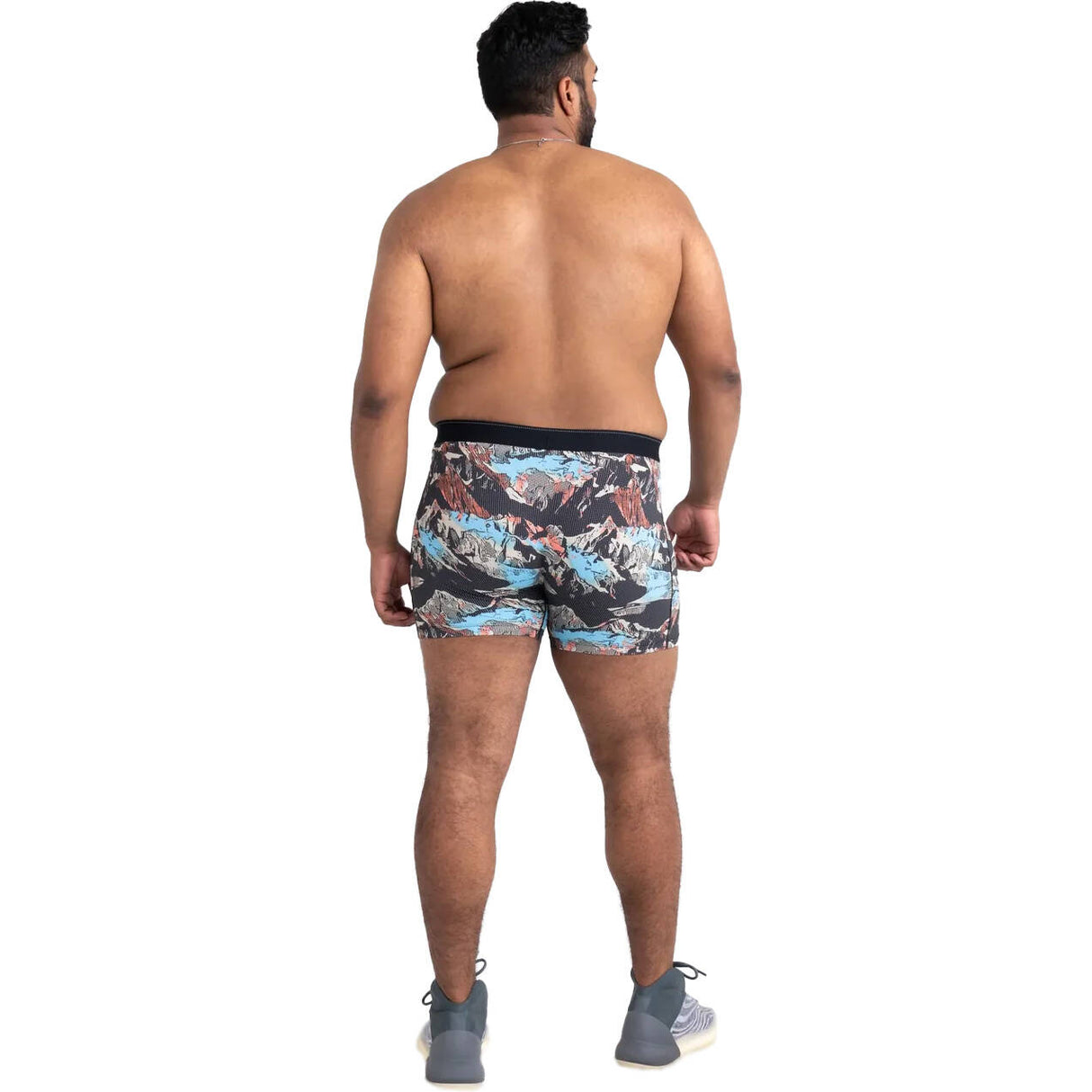 Saxx Quest Black Mountainscape Boxers