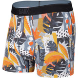 Saxx Quest Boxer Briefs - Blue Cut Work Tropical
