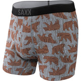 Saxx Quest Boxer Briefs - Grey Grizzly Grain